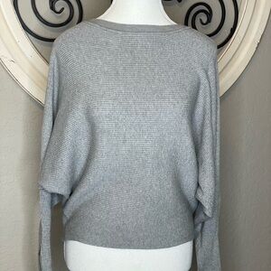 Carmen sweater size S. EUC. Zipper detail on sleeves. Boxy cropped fit.